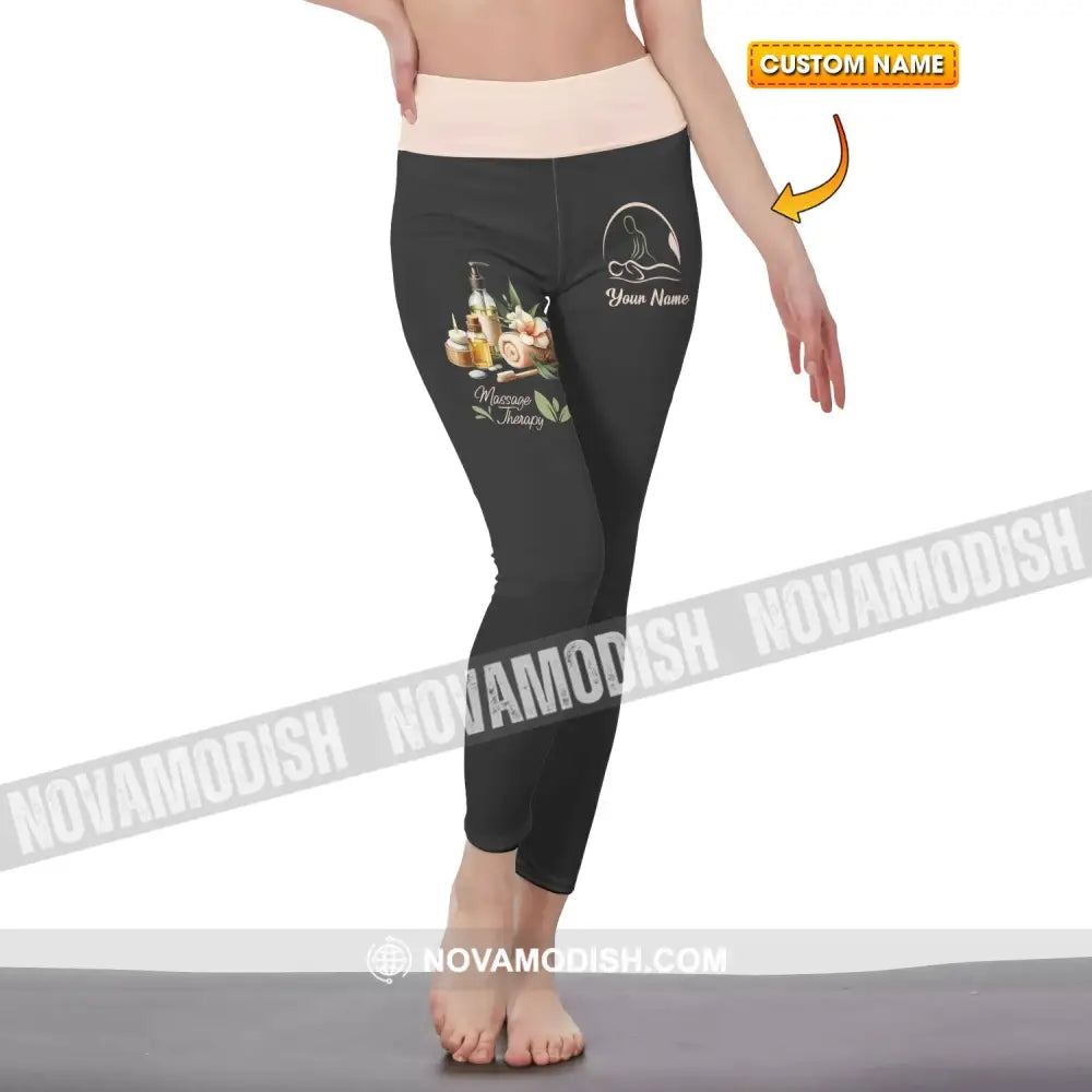 Unisex Pants - Custom Pants Massage Therapist Legging S Pants