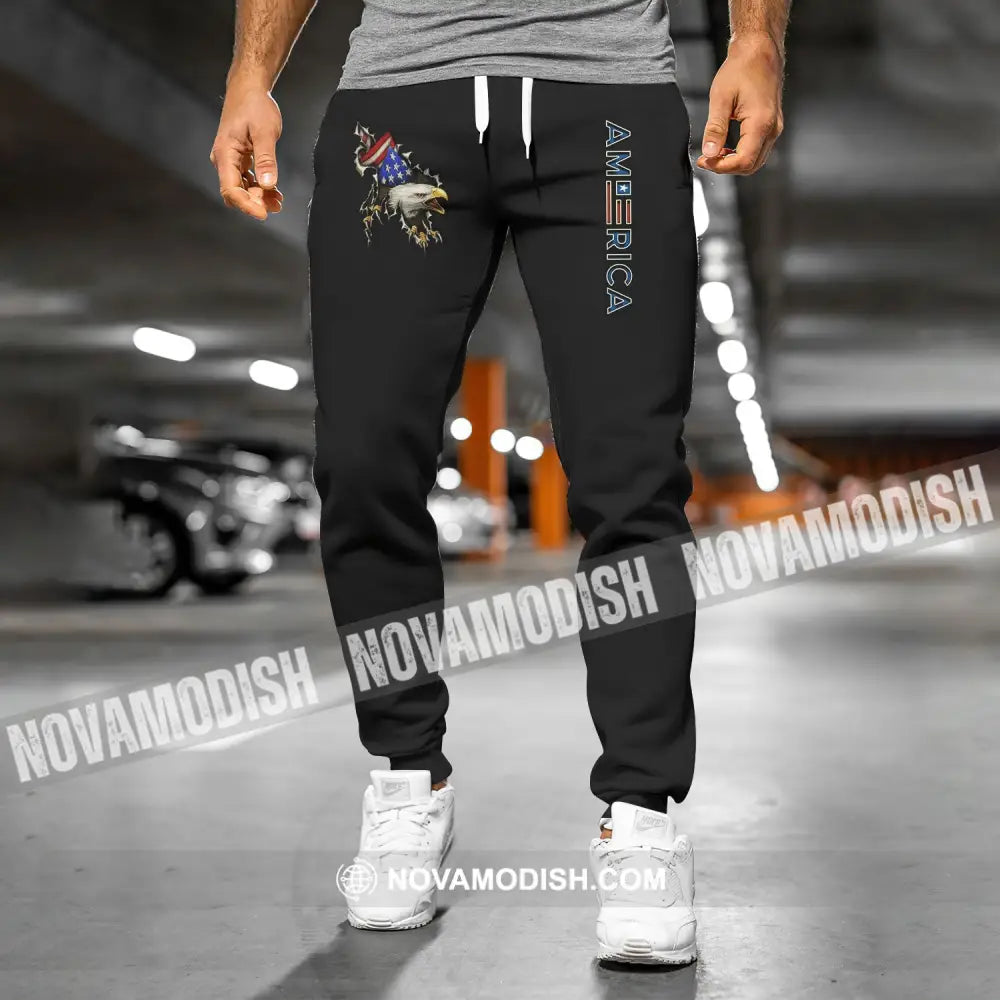 Unisex Pants - Custom Name 3D Pants - America Icon Liberties Pants