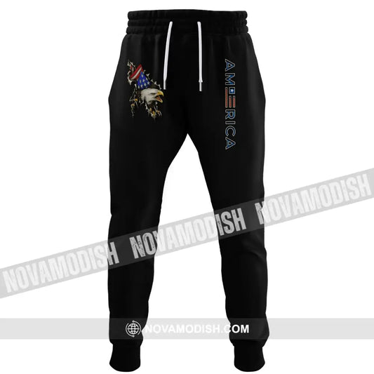 Unisex Pants - Custom Name 3D Pants - America Icon Liberties S Pants