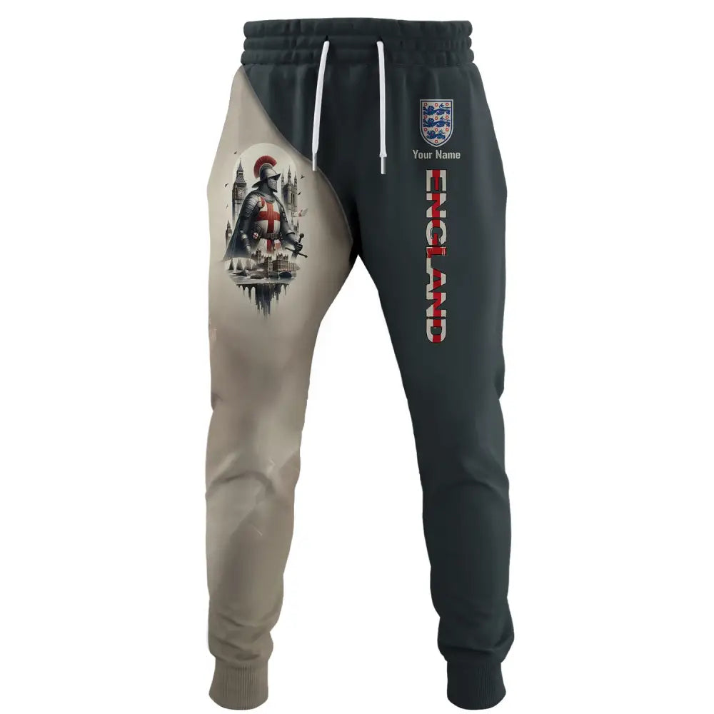Unisex Pants - Custom Name 3D England Chevalier