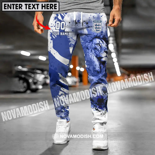 Unisex Pants - Custom Name And Number Pants England National Team Lion Ball Pants