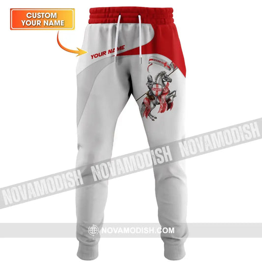 Unisex Pants - Custom Name Pants - England Horseman Pants S Pants