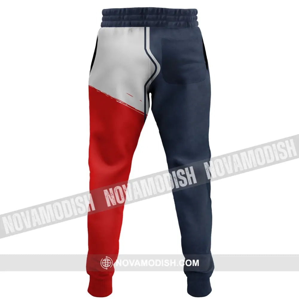 Unisex Pants - Custom Name Pants - France Map Jogger Pants Pants