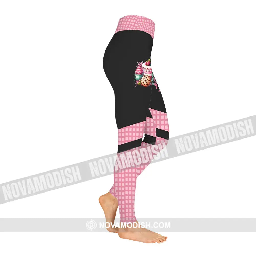 Unisex Pants - Custom Name Pants - Sweet Cake Legging Pants For Baker Pants