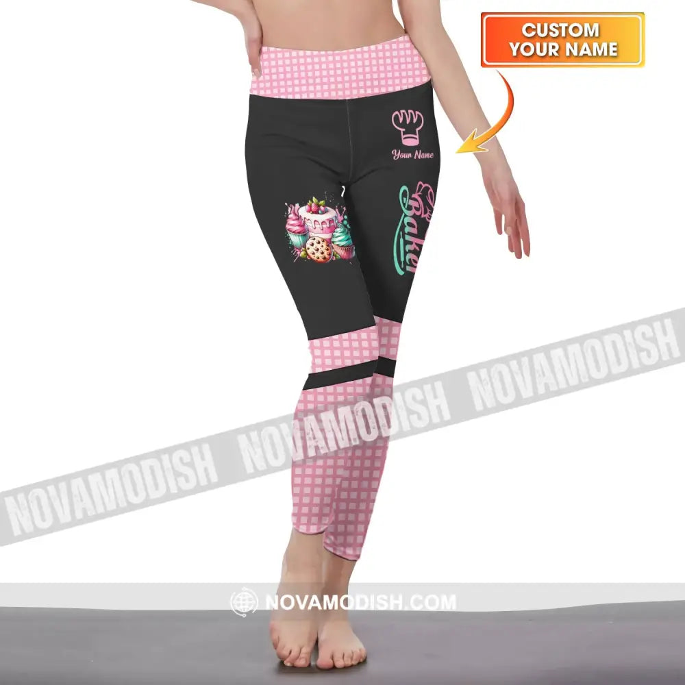 Unisex Pants - Custom Name Pants - Sweet Cake Legging Pants For Baker S Pants