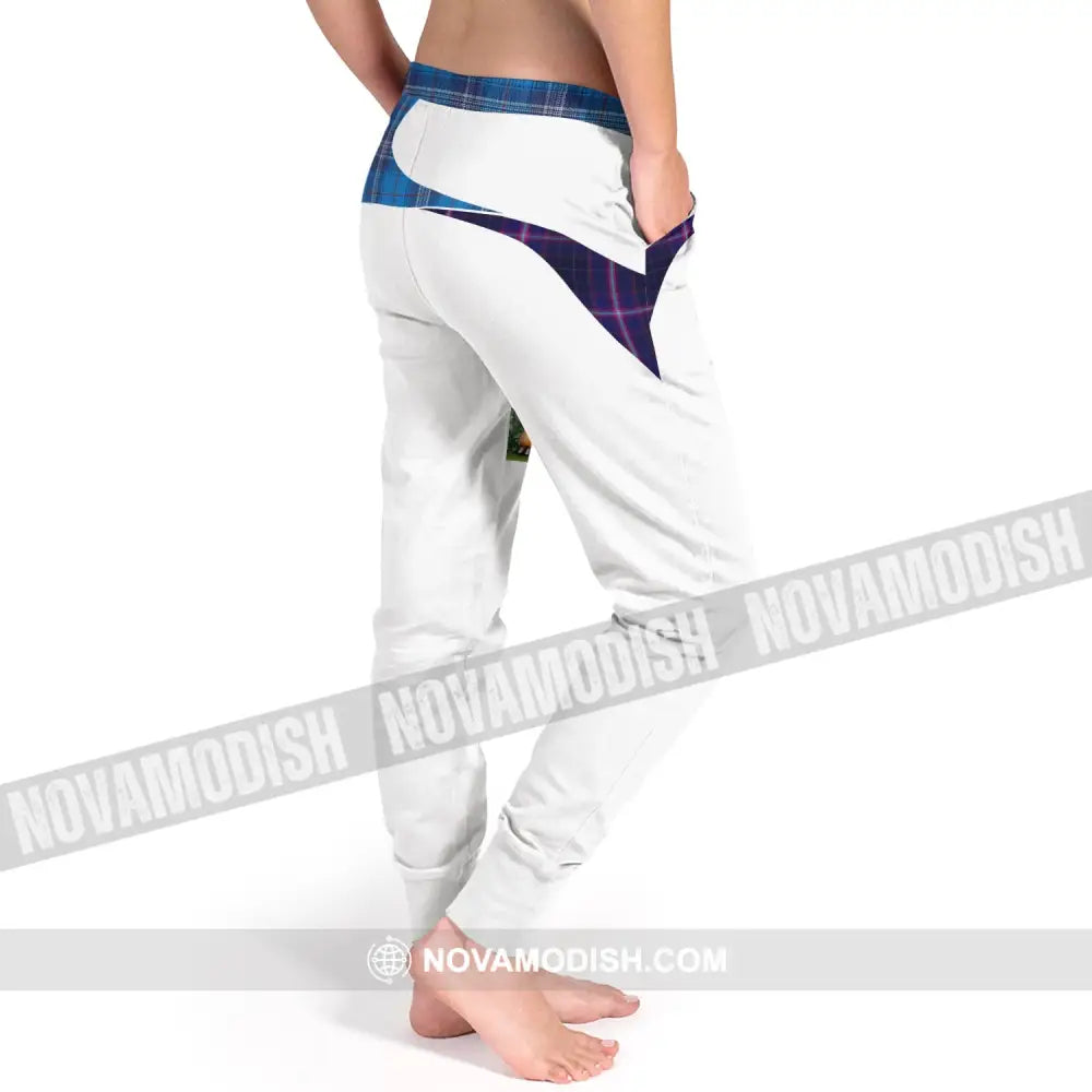 Unisex Pants - Custom Text Pants Scotland Highland Cow With Bagpipes Pants Pants