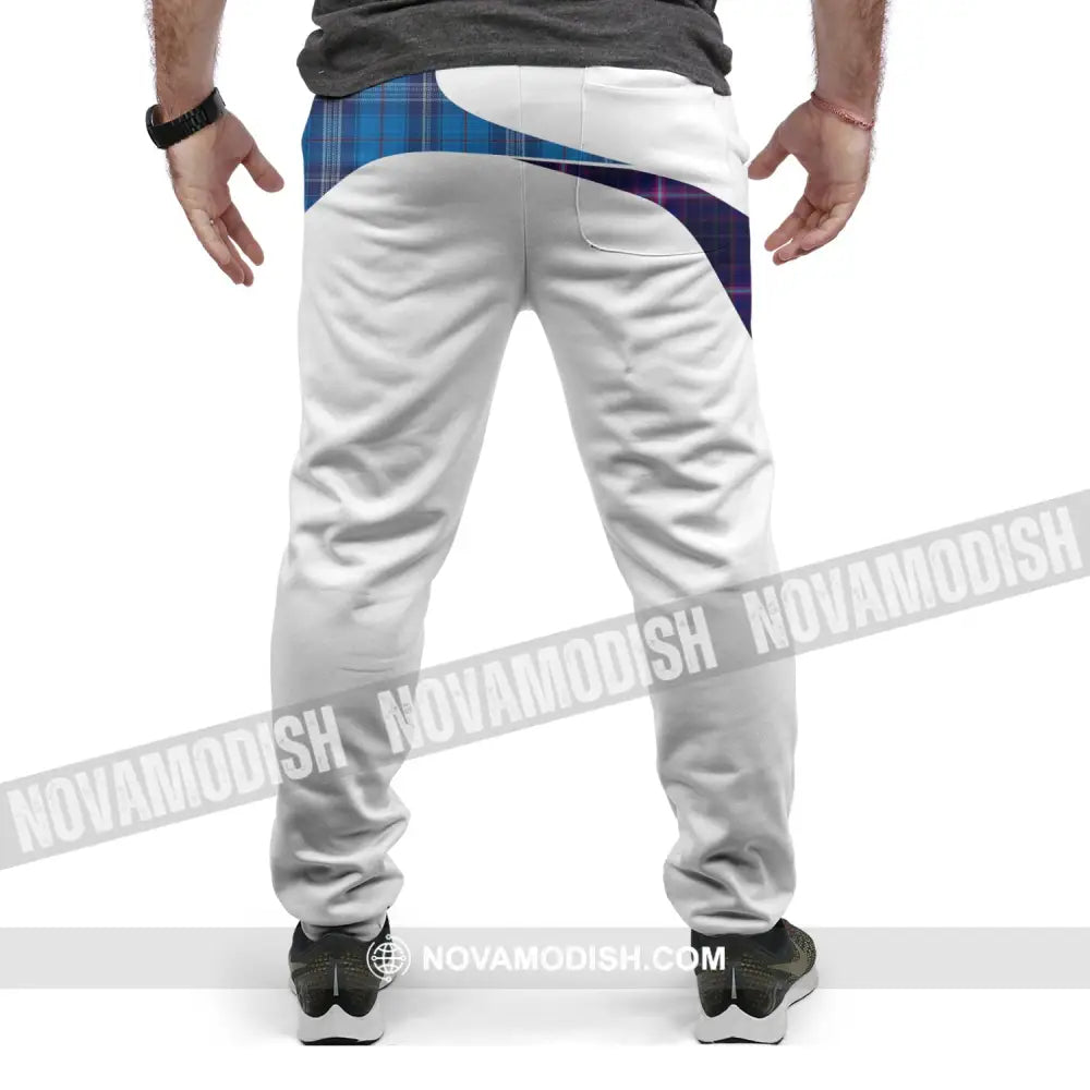 Unisex Pants - Custom Text Pants Scotland Highland Cow With Bagpipes Pants Pants