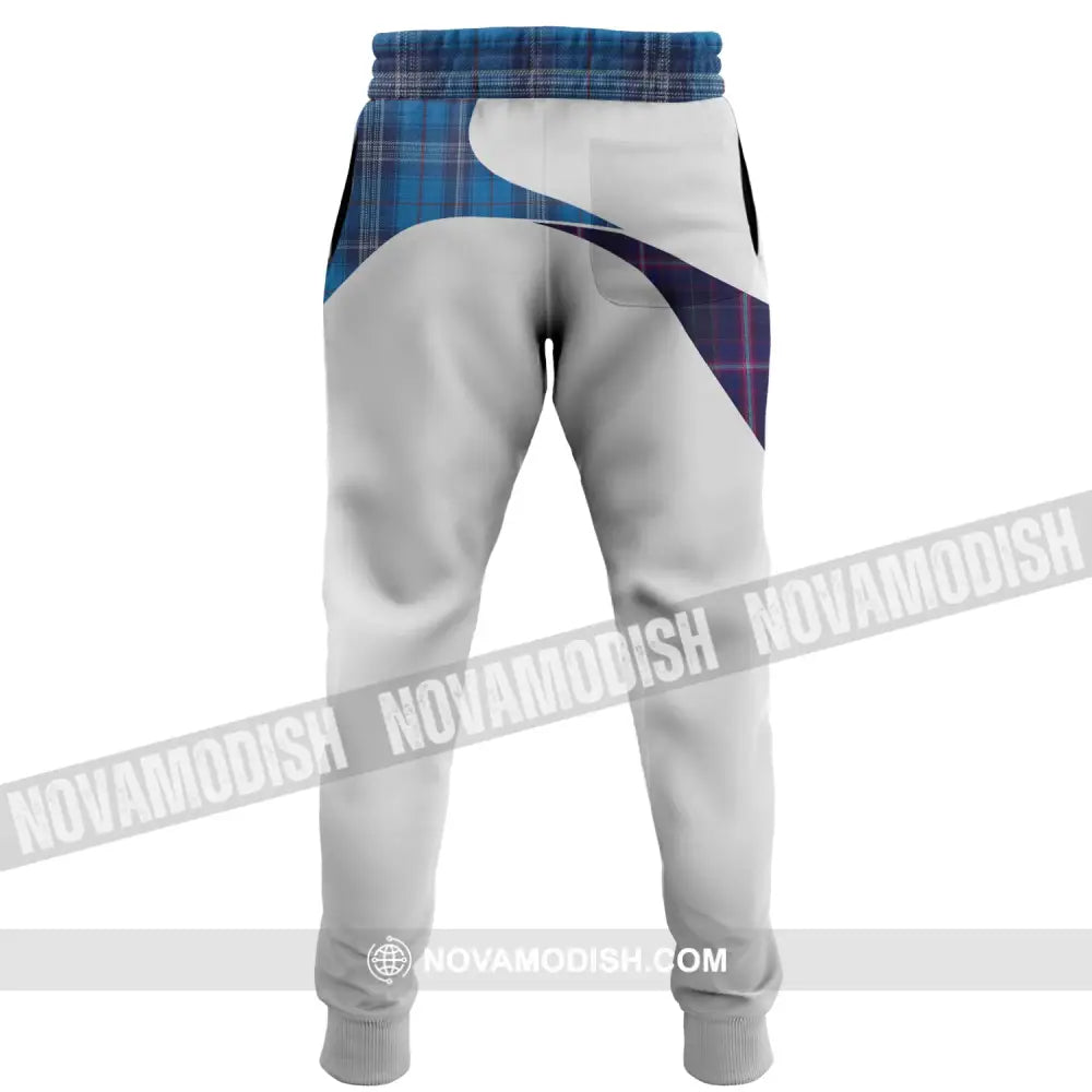 Unisex Pants - Custom Text Pants Scotland Highland Cow With Bagpipes Pants Pants