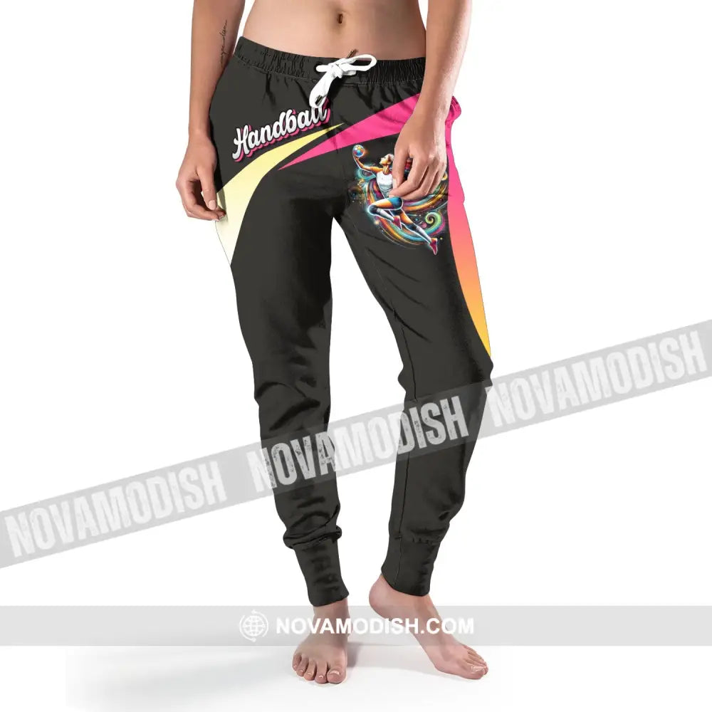 Unisex Pants - Hot Pink Handball Sport Pants Pants