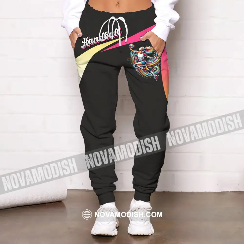 Unisex Pants - Hot Pink Handball Sport Pants Pants
