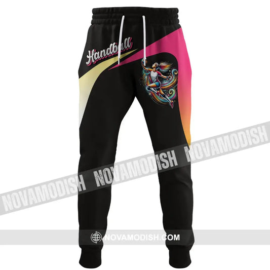 Unisex Pants - Hot Pink Handball Sport Pants S Pants