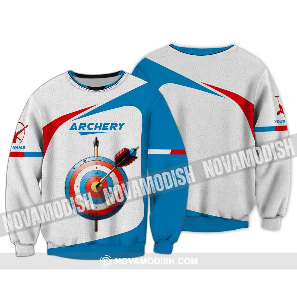 Unisex Shirt Archery Polo T-Shirt Gifts For For Lovers Long Sleeve / S