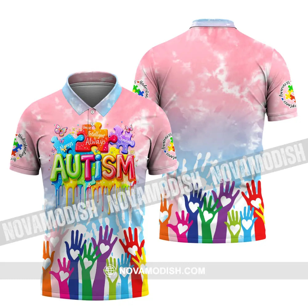 Unisex Shirt - Autism 3D Shirt Polo Shirt / S T-shirt