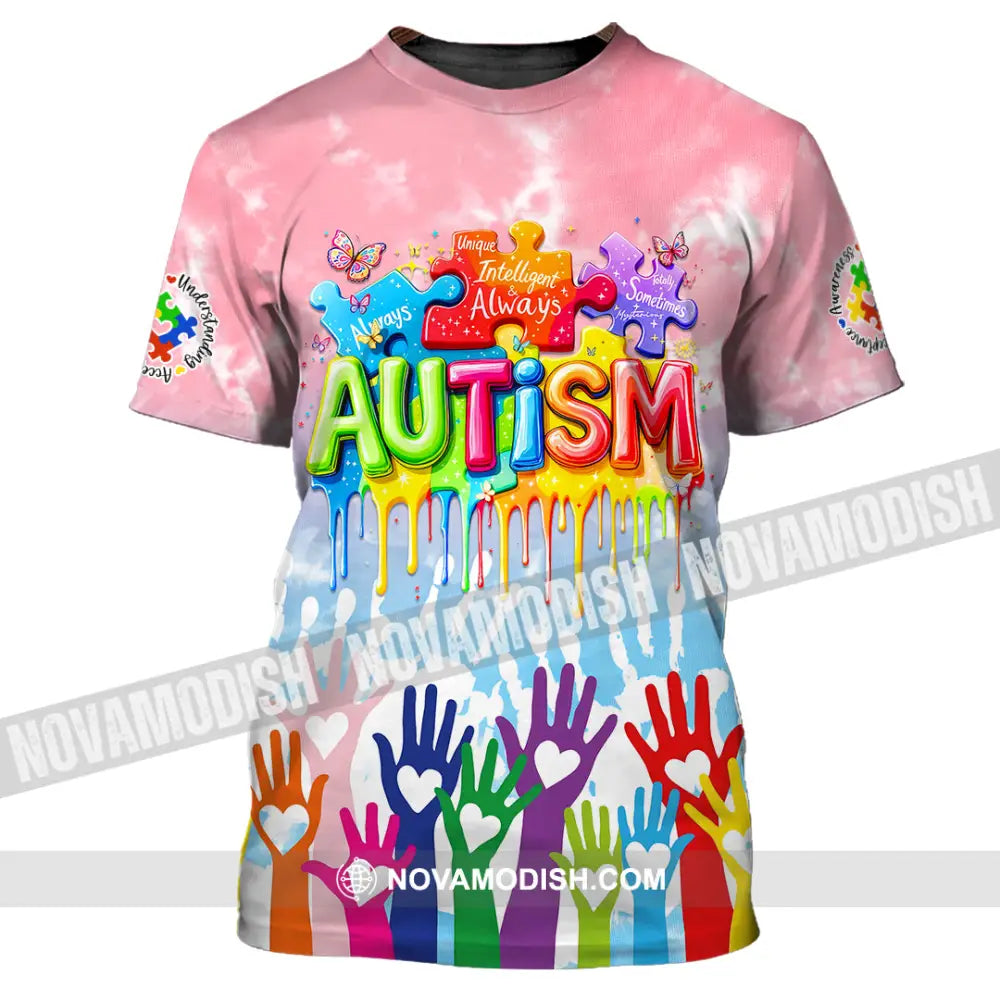 Unisex Shirt - Autism 3D Shirt T-Shirt / S T-shirt