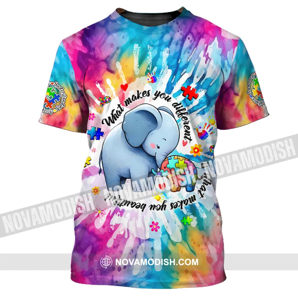Unisex Shirt - Autism What Make You Different 3D Shirt T-Shirt / S T-shirt