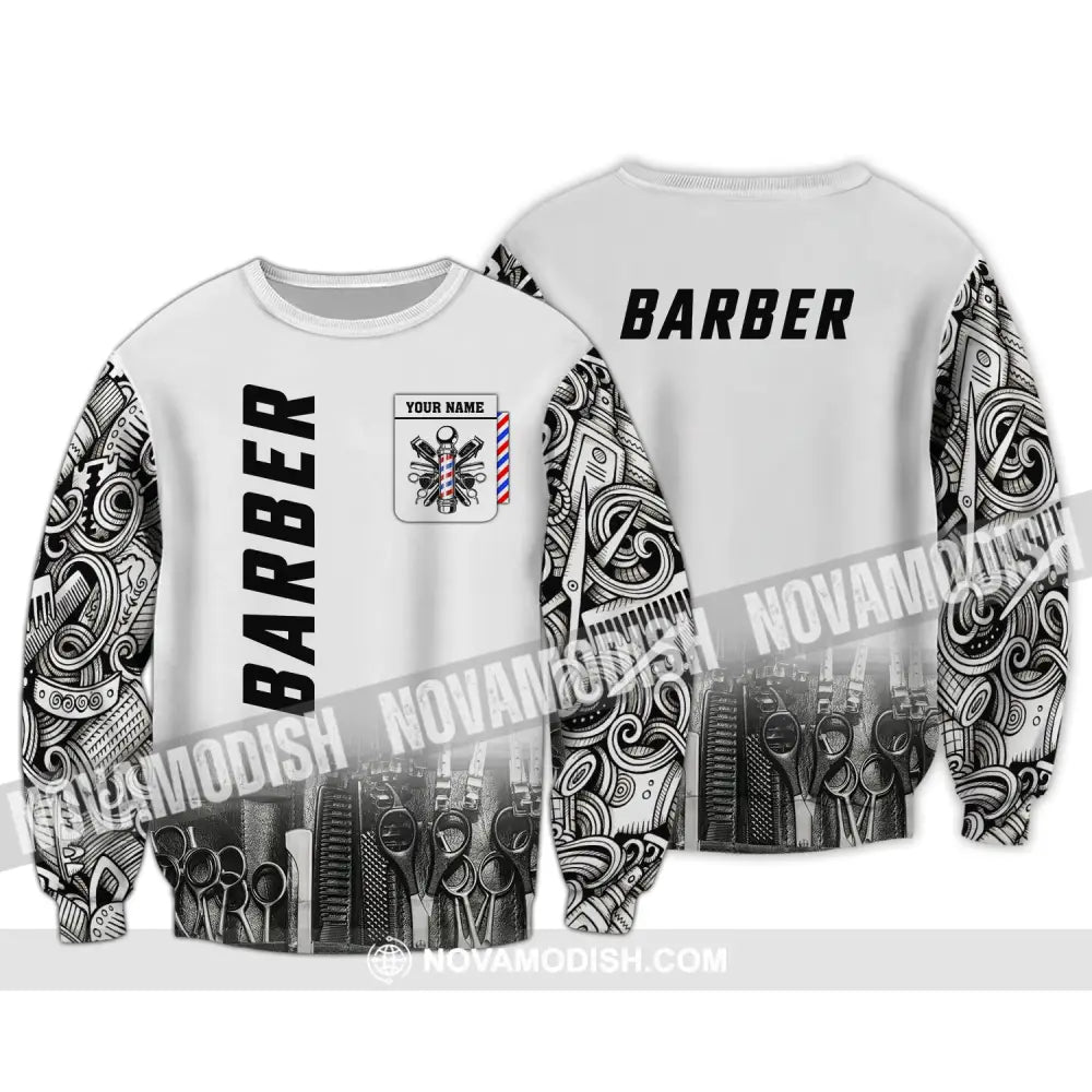 Unisex Shirt Barber For Hairstylists Long Sleeve / S T-Shirt