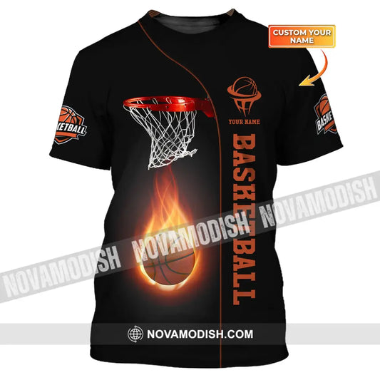 Unisex Shirt Basketball Custom Name T-Shirt Polo Gift For Player / S