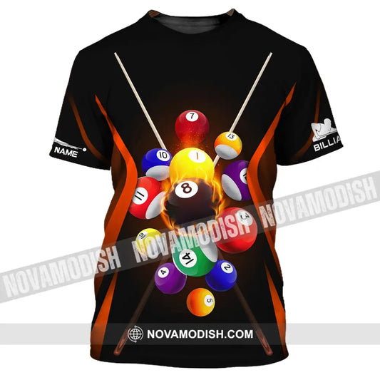 Unisex Shirt Billiards Polo T-Shirt For Lovers / S