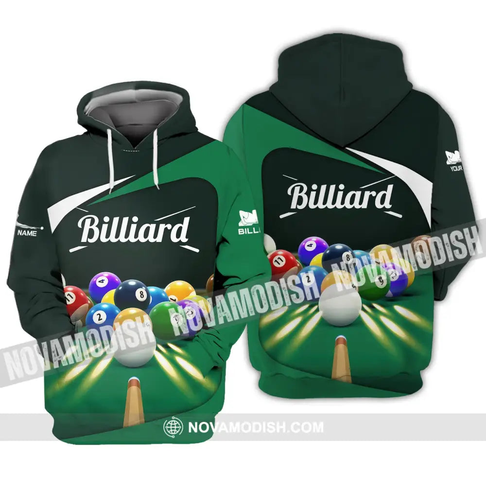 Unisex Shirt Billiards T-Shirt Player Shiirt Polo Hoodie / S