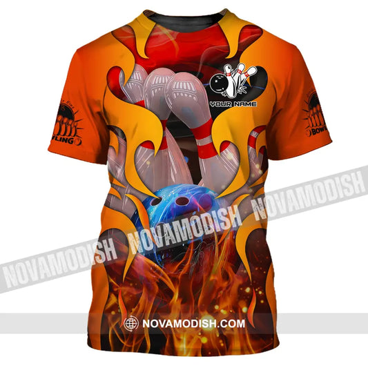 Unisex Shirt Bowling T-Shirt Custom Name For Lovers / S