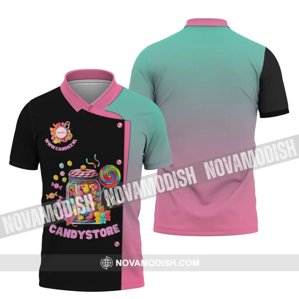 Unisex Shirt - Candy Store Shirt - Gift For Candy Lover Polo Shirt / S T-shirt