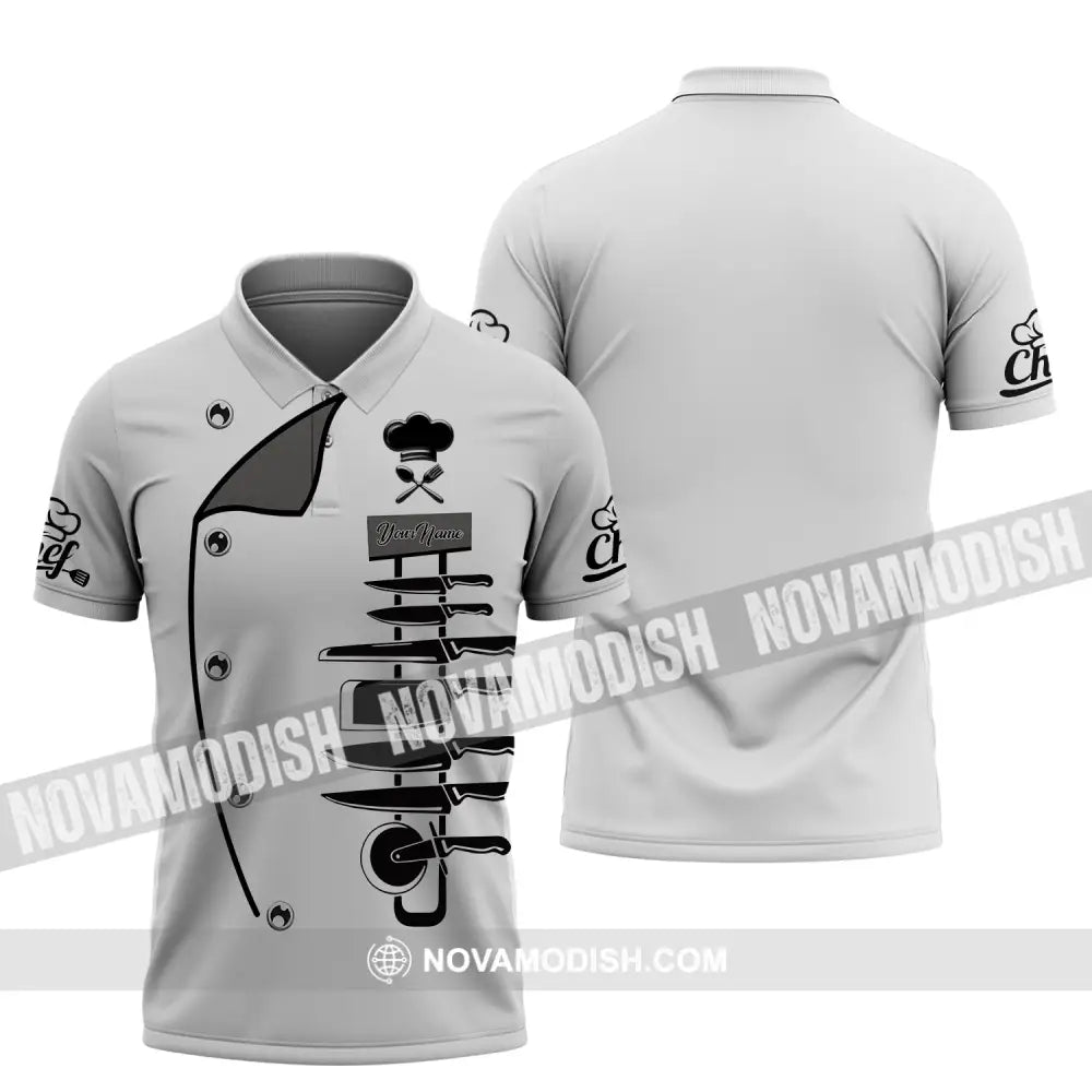 Unisex Shirt Chef Hoodie Sportwear Cooking Lovers Polo / S T-Shirt