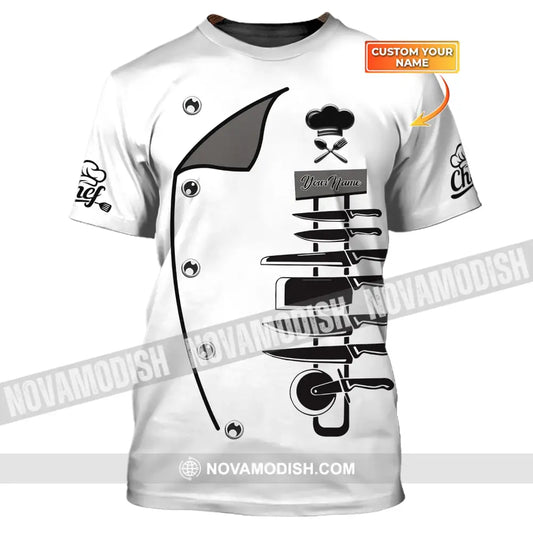 Unisex Shirt Chef Hoodie Sportwear Cooking Lovers T-Shirt / S