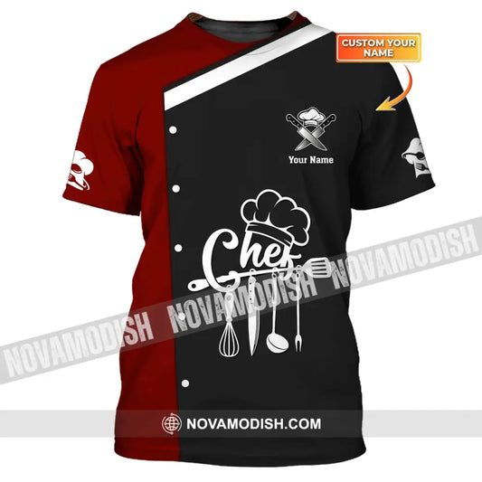 Unisex Shirt Chef Hoodie Sportwear Cooking Lovers T-Shirt / S