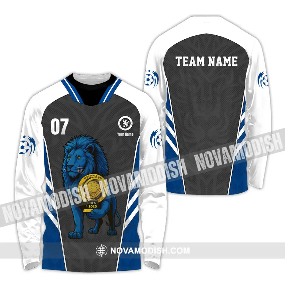 Unisex Shirt - Chelsea Custom Fifa Club World Cup Shirt Long Sleeve Shirt / S T-shirt