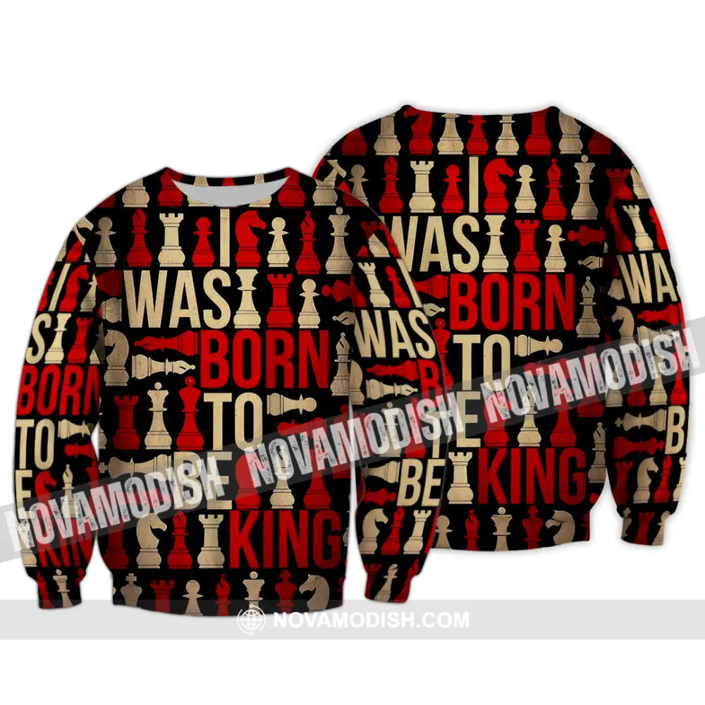 Unisex Shirt - Chess 3D Shirt Long Sleeve / S T-shirt