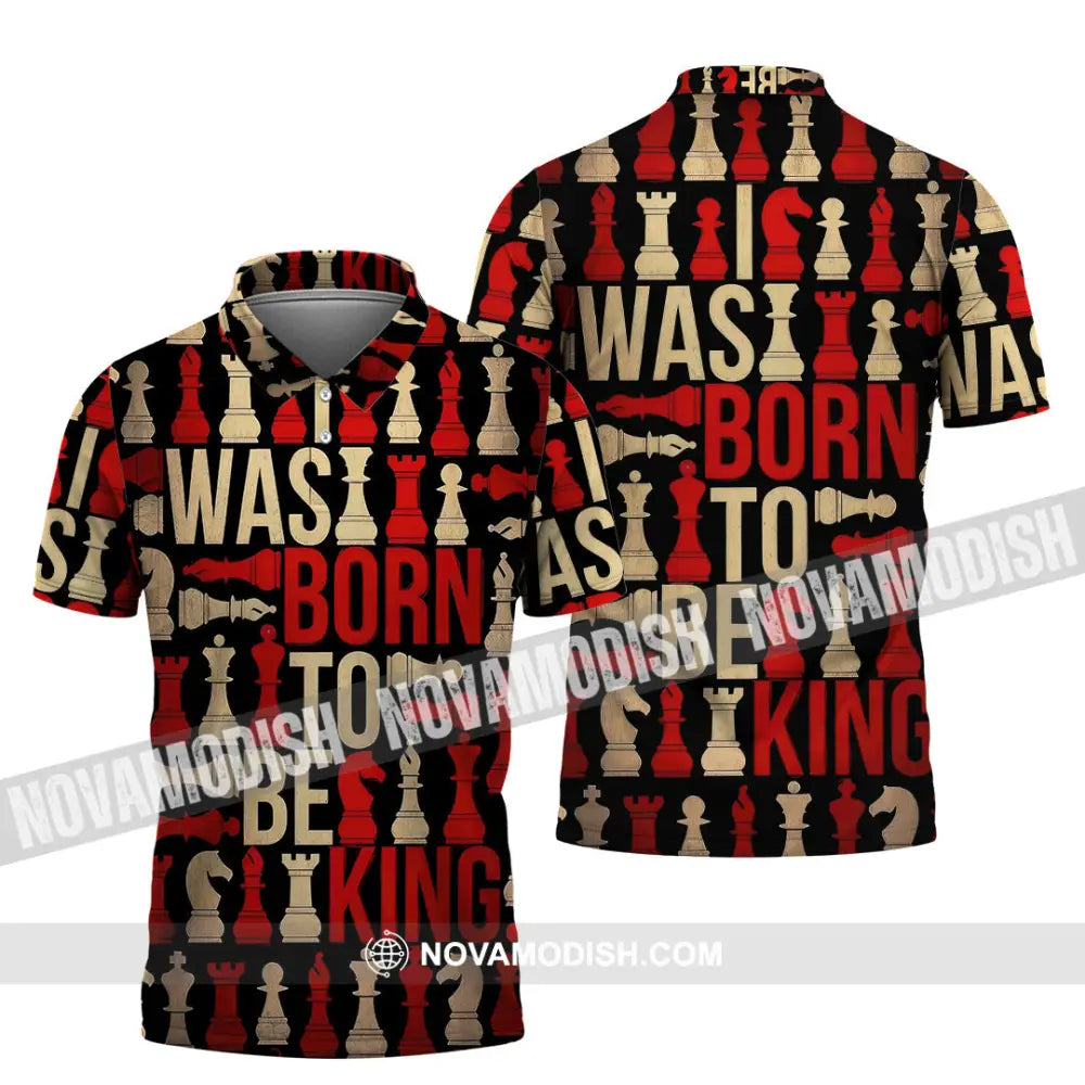 Unisex Shirt - Chess 3D Shirt Polo Shirt / S T-shirt