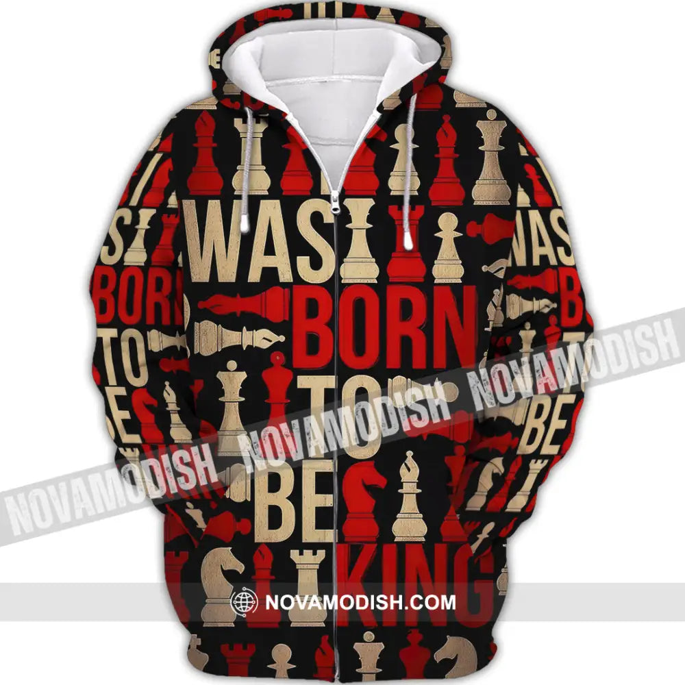 Unisex Shirt - Chess 3D Shirt Zipper Hoodie / S T-shirt