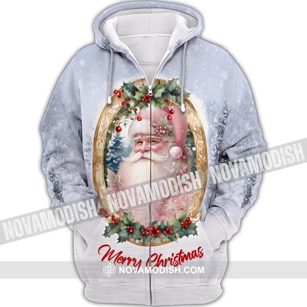 Unisex Shirt Christmas Santa Hoodie For T-Shirt