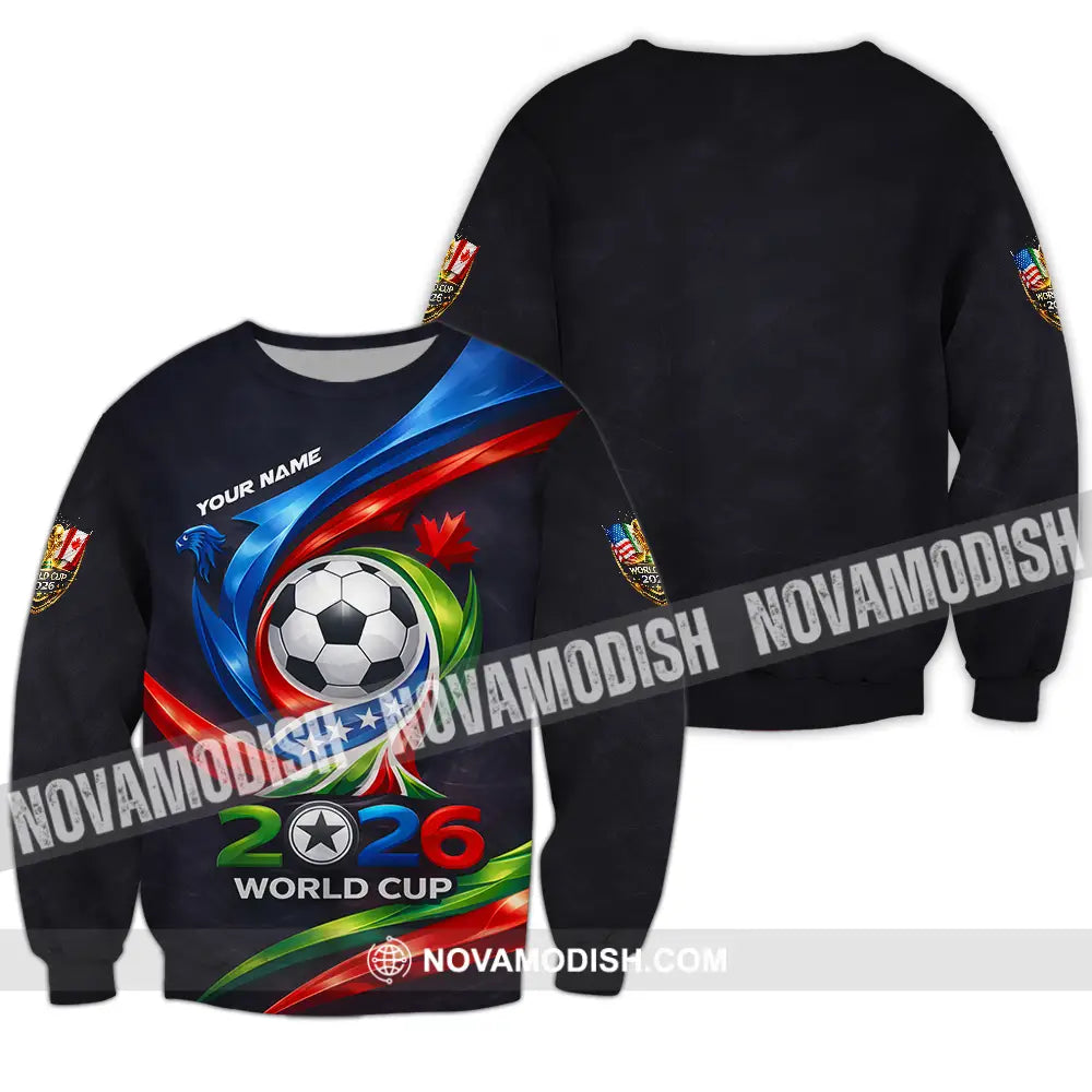 Unisex Shirt - Custom 2026 World Cup 3D Shirt Long Sleeve / S T-shirt