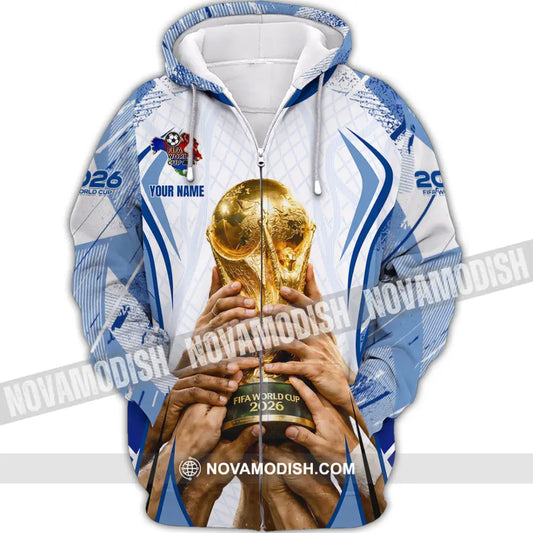 Unisex Shirt - Custom 2026 World Cup 3D Shirt Zipper Hoodie / S T-shirt