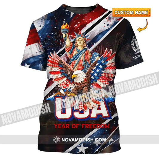 Unisex Shirt - Custom 250 Years Of United State Of America 3D Shirt T-shirt