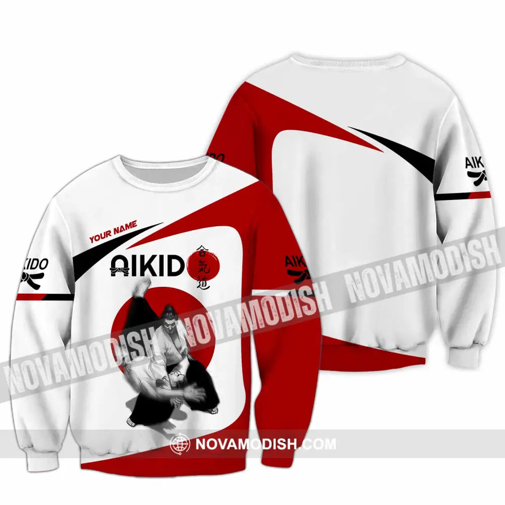 Unisex Shirt - Custom Aikido 3D Shirt Long Sleeve / S T-shirt