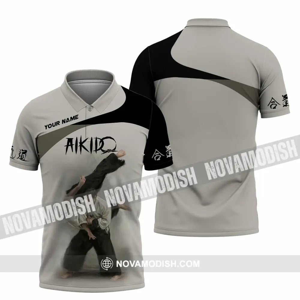 Unisex Shirt - Custom Aikido 3D Shirt Polo Shirt / S T-shirt