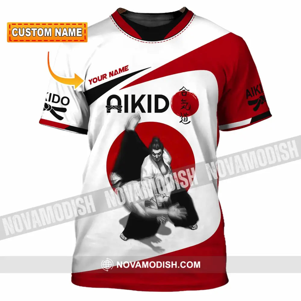 Unisex Shirt - Custom Aikido 3D Shirt T-shirt