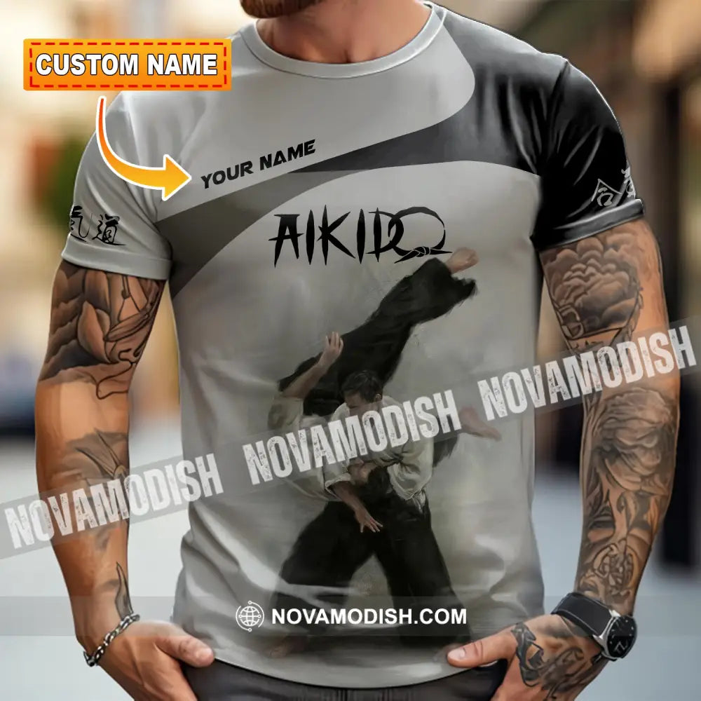 Unisex Shirt - Custom Aikido 3D Shirt T-shirt