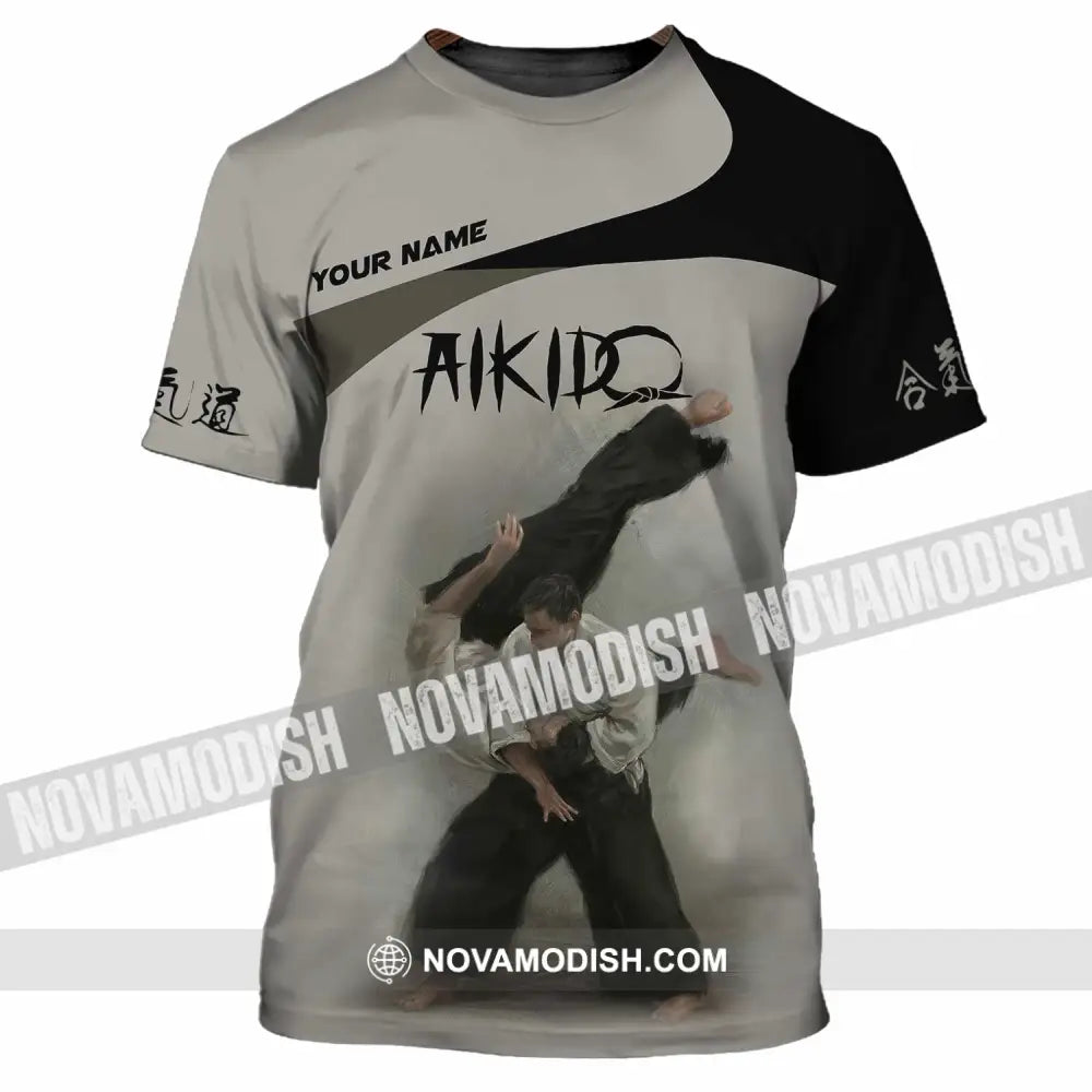 Unisex Shirt - Custom Aikido 3D Shirt T-Shirt / S T-shirt