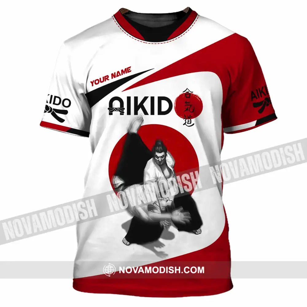 Unisex Shirt - Custom Aikido 3D Shirt T-Shirt / S T-shirt