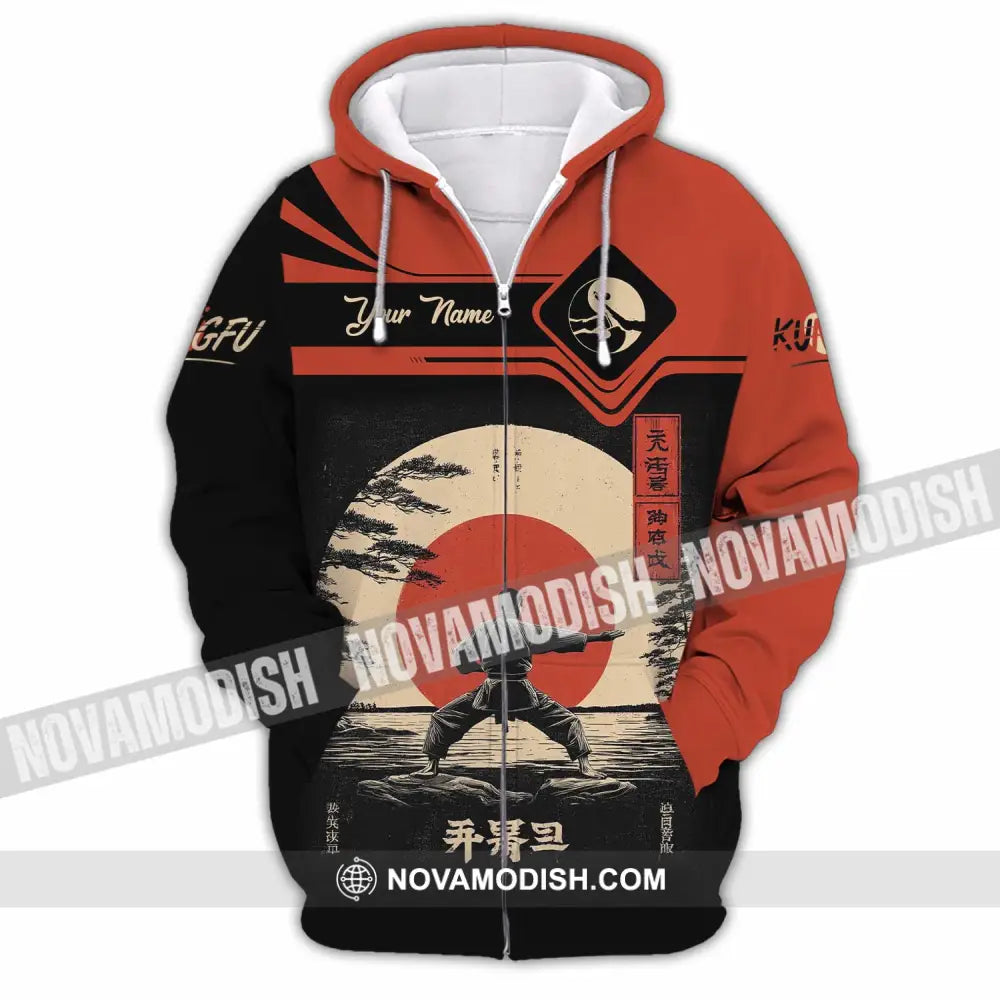 Unisex Shirt - Custom Aikido 3D Shirt Zipper Hoodie / S T-shirt