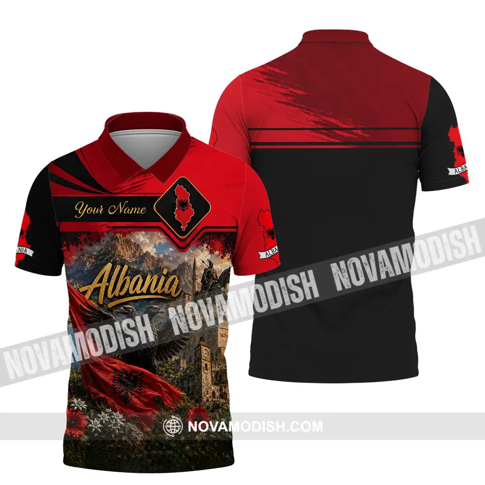 Unisex Shirt - Custom Albania Shirt - Polo Shirt / S - T-shirt