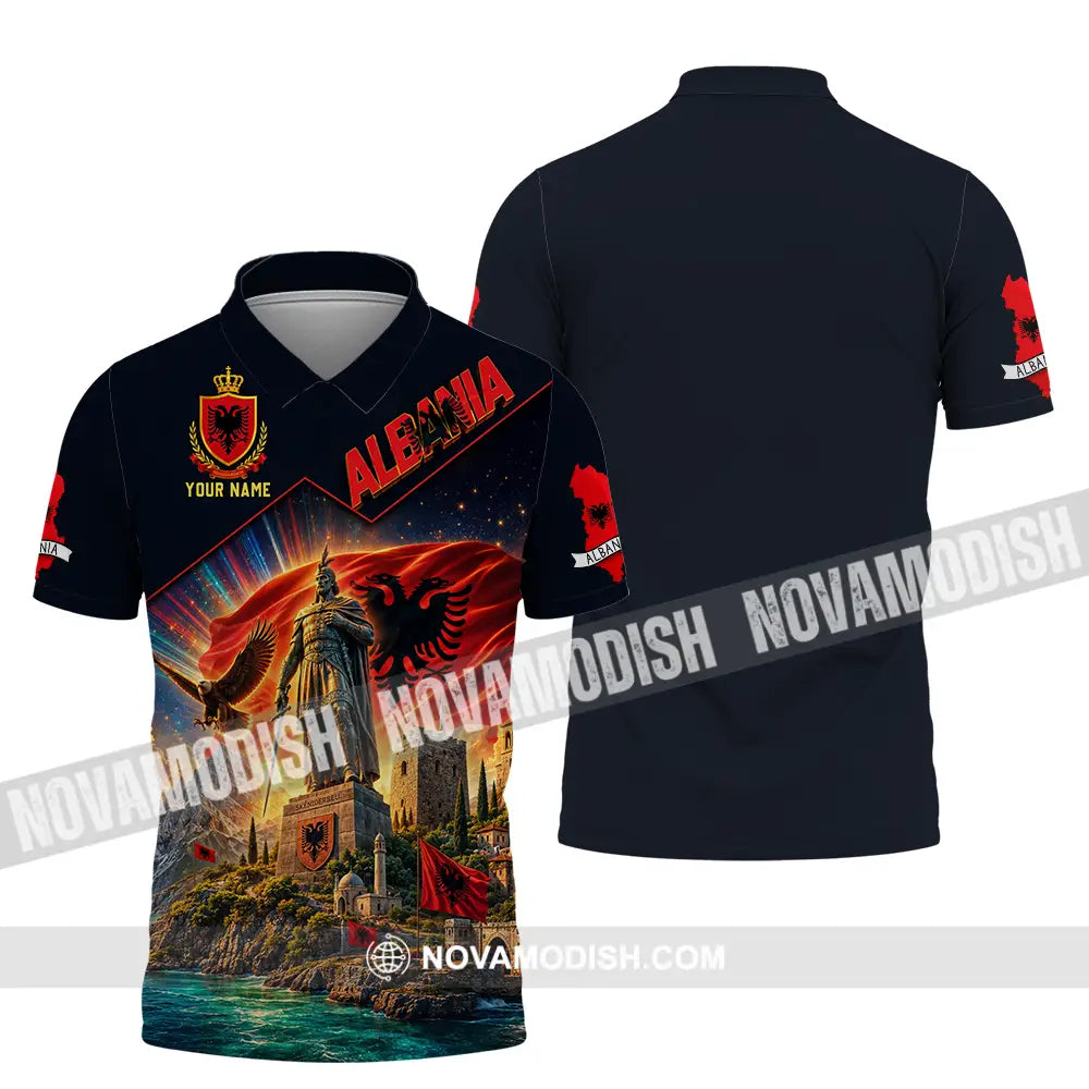 Unisex Shirt - Custom Albania Shirt - Polo Shirt / S - T-shirt