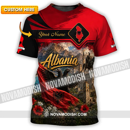 Unisex Shirt - Custom Albania Shirt - T-shirt