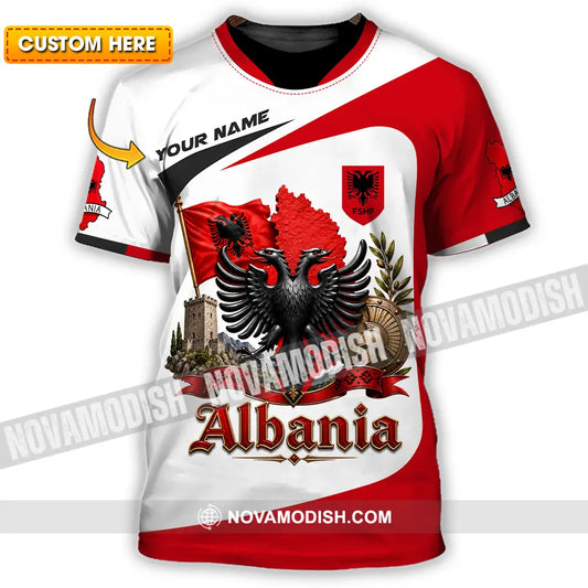 Unisex Shirt - Custom Albania Shirt - T-shirt