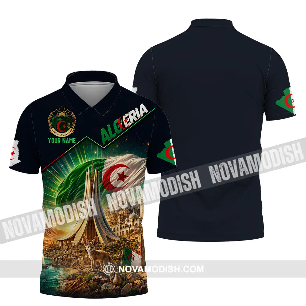 Unisex Shirt - Custom Algeria Shirt - Polo Shirt / S - T-shirt