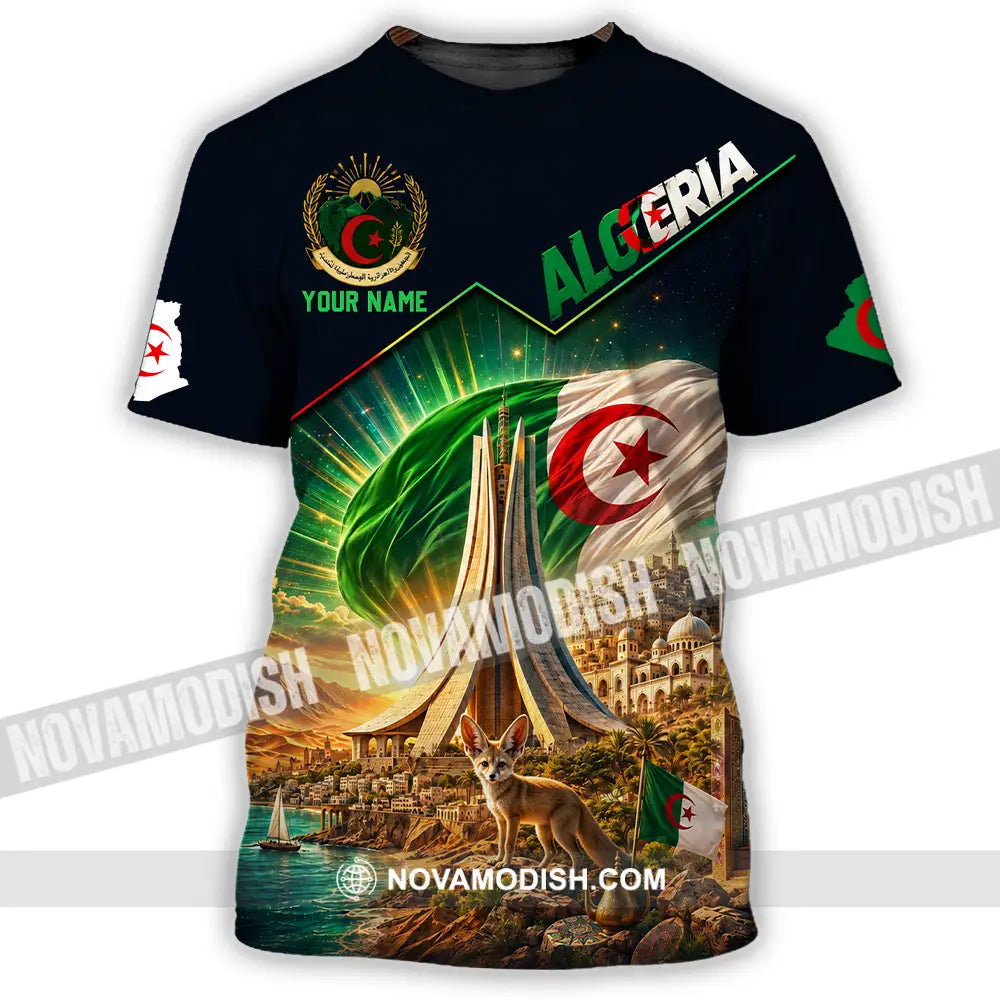 Unisex Shirt - Custom Algeria Shirt - T-Shirt / S - T-shirt
