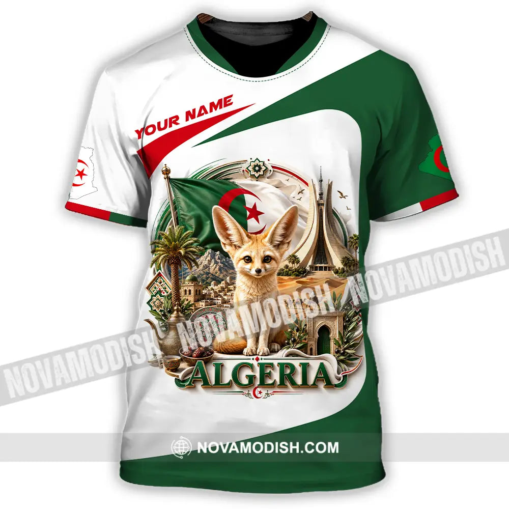 Unisex Shirt - Custom Algeria Shirt - T-Shirt / S - T-shirt